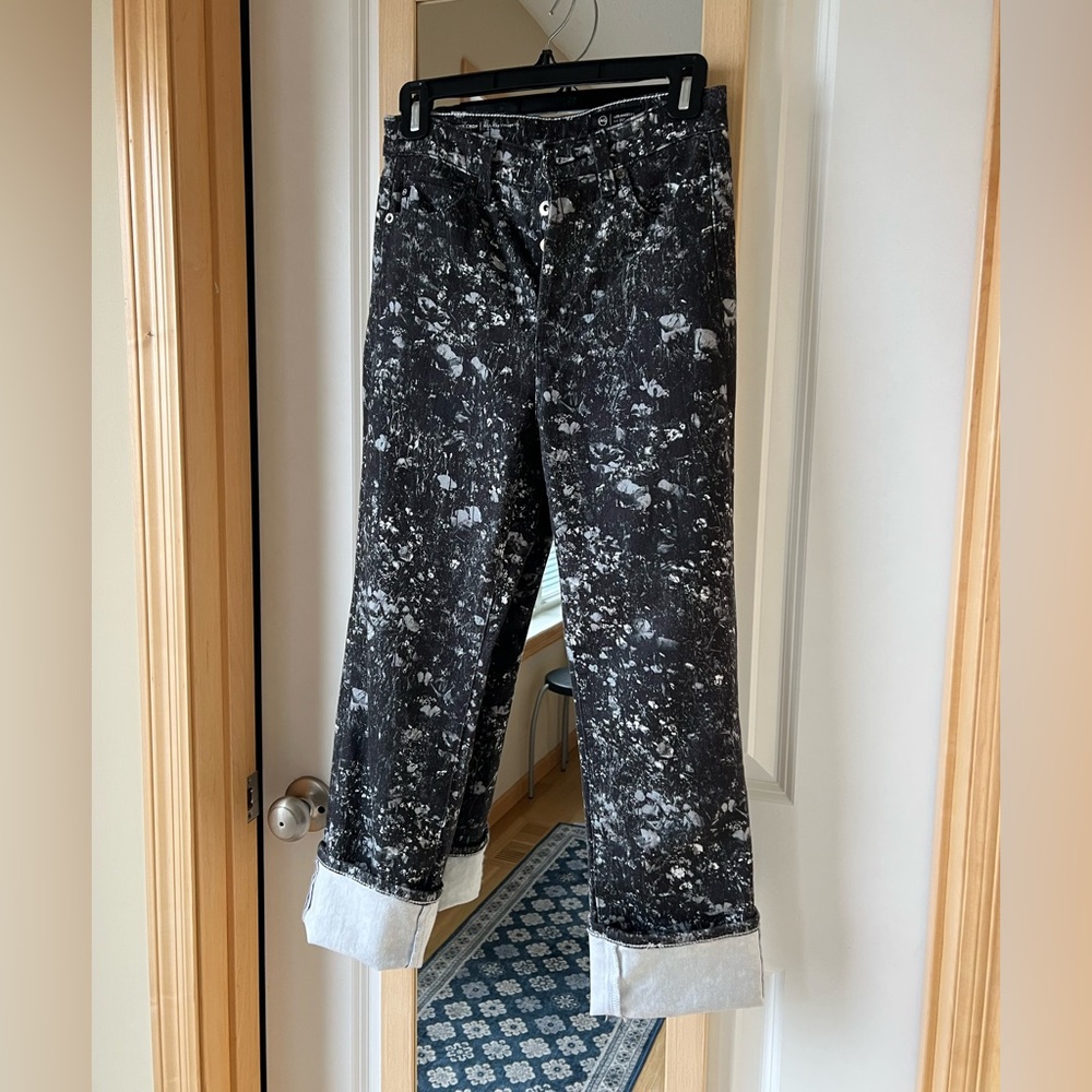 Ag Adriano Goldschmied Black and White Jeans